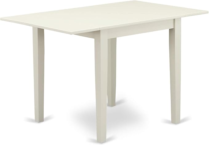 East West Furniture NDGR5-LWH-W 5 Piece Dining Room Furniture Set Includes a - Image 5
