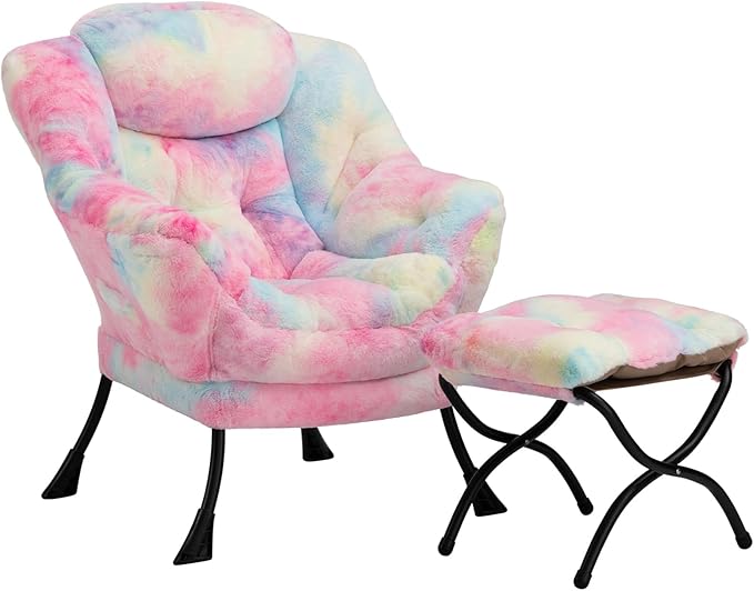 HollyHOME Faux-Fur Lazy Chair - Image 3