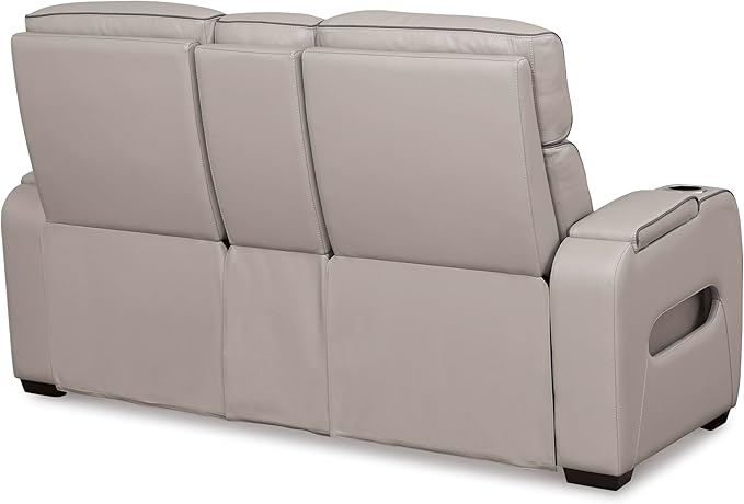 Signature Design by Ashley Boyington Contemporary Leather Match Power Reclining - Image 6