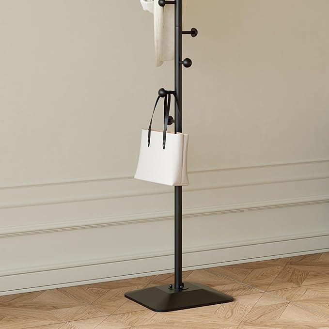 Coat rack, Metal coat hanger stand, Coat Tree freestanding Heavy duty - Image 6