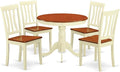 East West Furniture ANTI5-WHI-W 5 Piece Modern Dining Table Set Includes a by EastWestFurniture