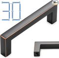 KOOFIZO Oil Rubbed Bronze Cabinet Pulls Bronze Cabinet Handles, 30 Pack 3 Inch by Koofizo