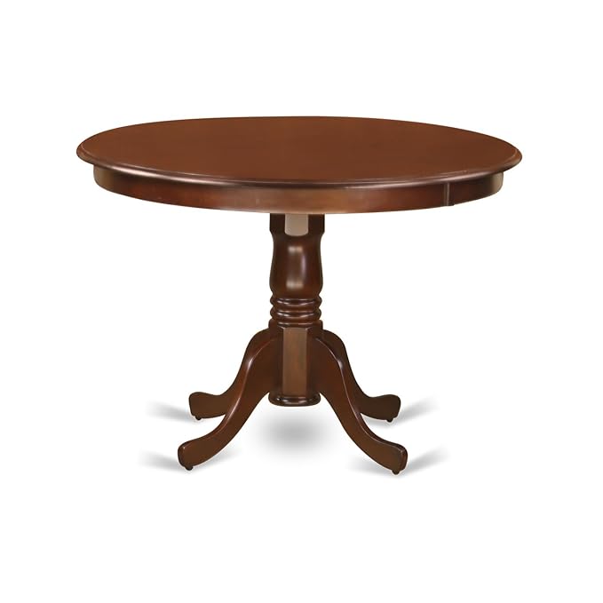 East West Furniture HLDU3-MAH-LC 3 Piece Dining Table Set - Image 3