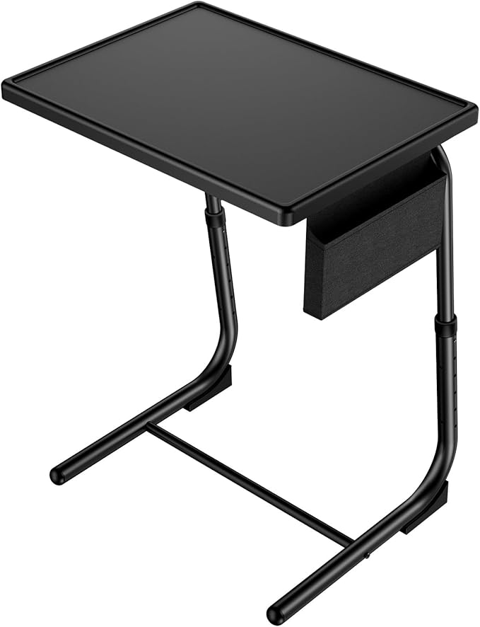 HUANUO TV Tray, Adjustable TV Dinner Tray, 20.5 x 15.4 inch Folding Tray Table - Image 8