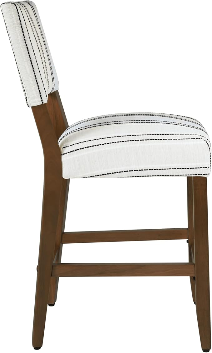 HomePop 24" Open Back Counter Stool|HomePop Home Décor|Fabric Chairs - Image 10
