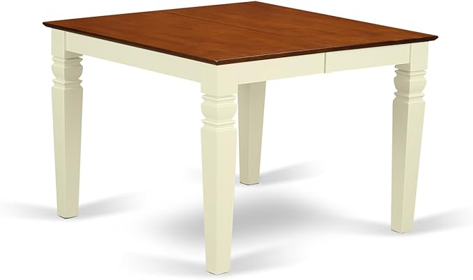 East West Furniture WEIP5-BMK-W 5 Piece Dining Set Includes a Rectangle Dining - Image 5