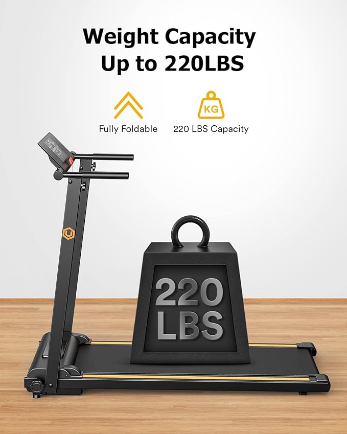 UREVO Treadmill with Desk Workstation, Walking Pad Treadmills - Image 7