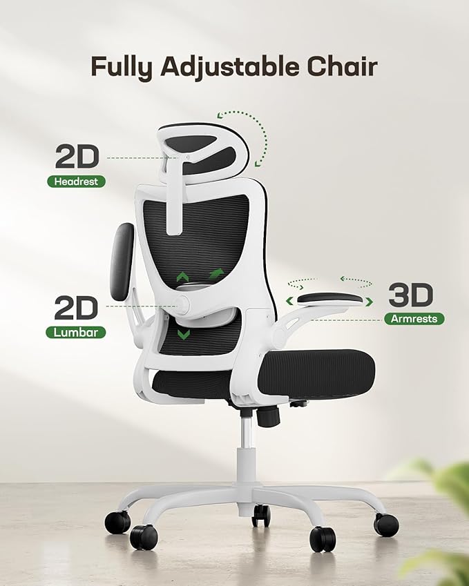 Marsail Ergonomic Office Chair: Office Computer Desk Chair - Image 3