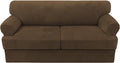 H.VERSAILTEX Sofa Cover 3 Piece T Cushion Sofa Slipcovers Thick Velvet Couch by HVERSAILTEX