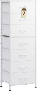 WLIVE White Tall Dresser for Bedroom, 7 Drawer Dressers & Chests of Drawers by WLIVE