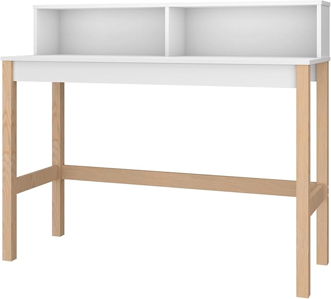 Manhattan Comfort Bowery 47 Inch Mid Century Modern Home Office Desk, Study - Image 9