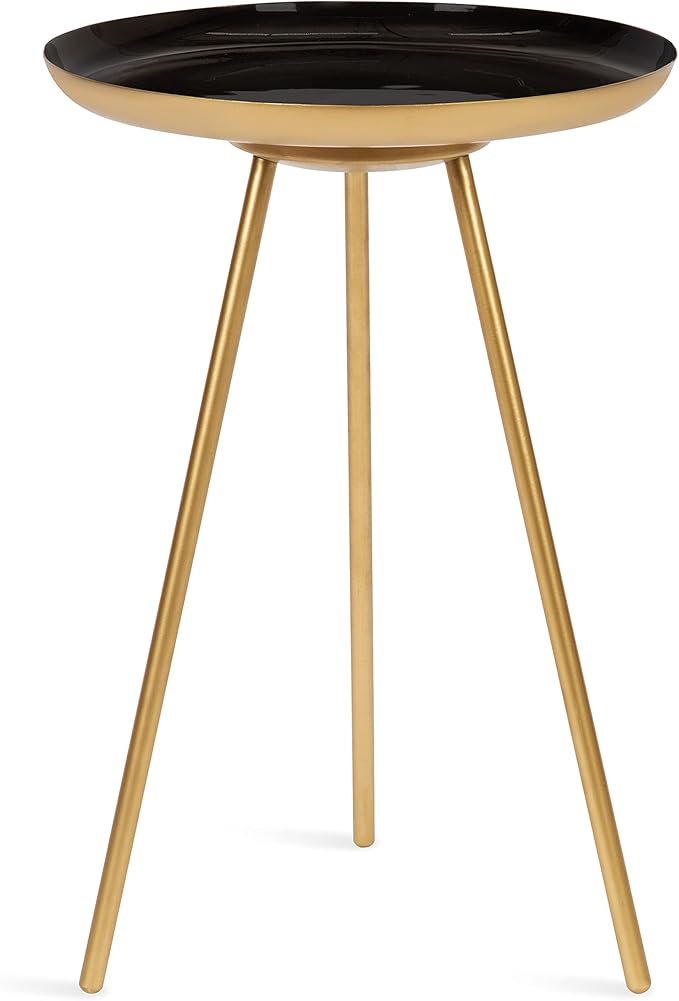 Kate and Laurel Laranya Round Metal Side Table by KateandLaurel