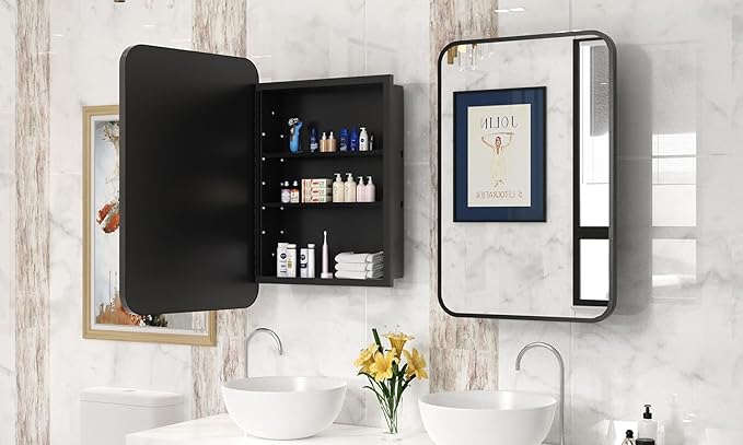 24x30 Inch Bathroom Medicine Cabinet - Image 4