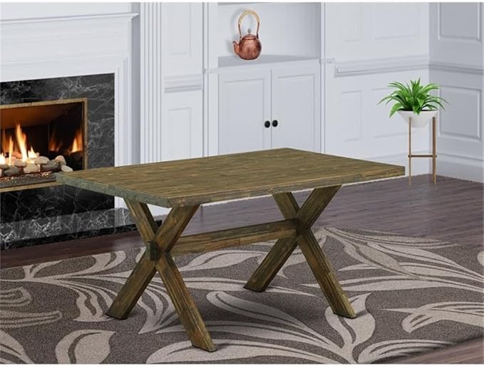 East West Furniture XT776 X-Style Kitchen Dining Table - Image 2