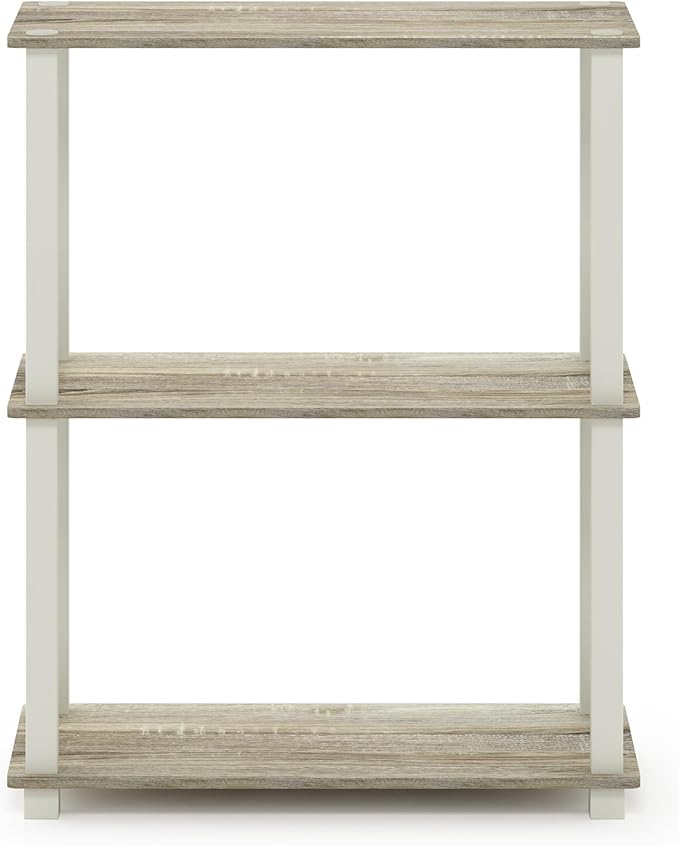 Furinno Turn-S-Tube 3-Tier Compact Multipurpose Shelf Display Rack - Image 5