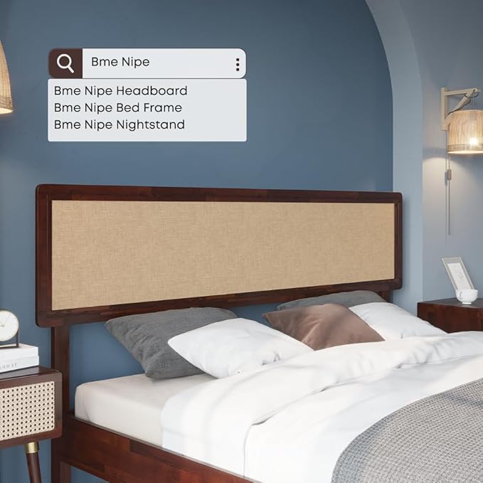 Bme Nipe Full 14 Inch Bohemian Bed Frame - Image 9