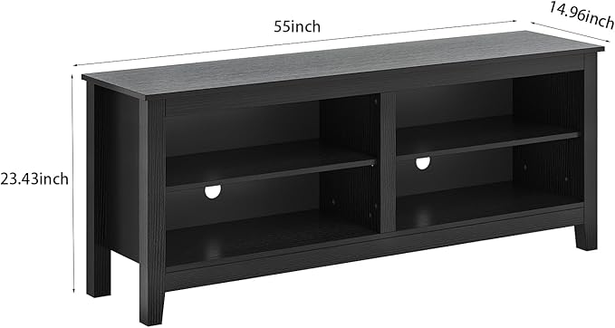 Panana TV Stand, Classic 4 Cubby TV Stand - Image 2