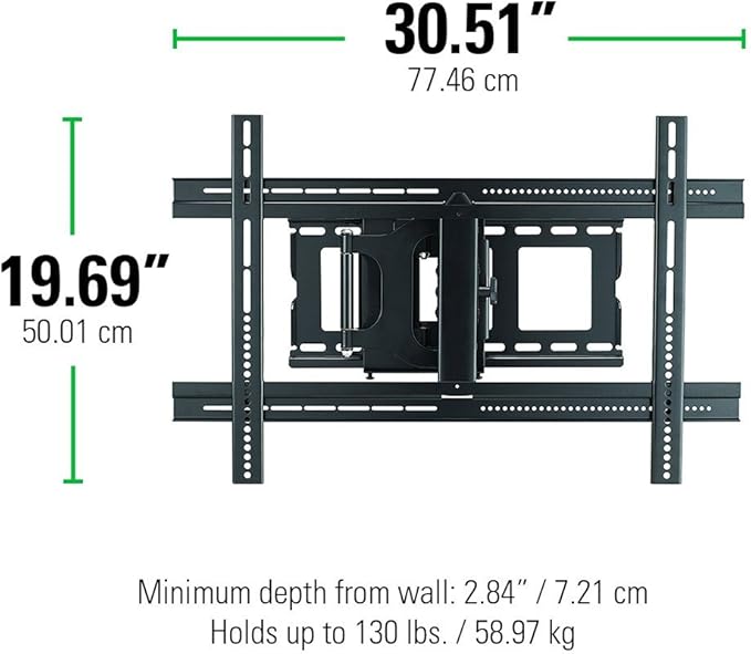 Sanus MLF13-B1 Articulating Universal Wall Mount - Image 5