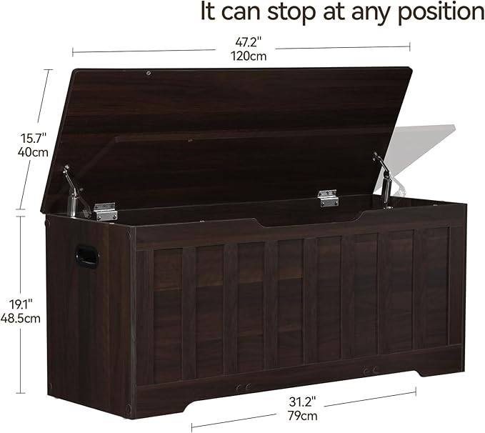 43.3" Storage Chest Extra Large, Storage Trunk - Image 2