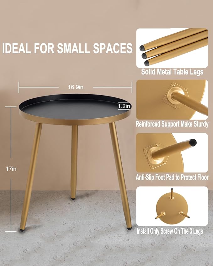 AOJEZOR Side Table: End Table for Any Room - Image 2