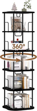 5-Tier Rotating Book Shelf, 360° Display Spinning Bookshelf Tower, Book by Unknown