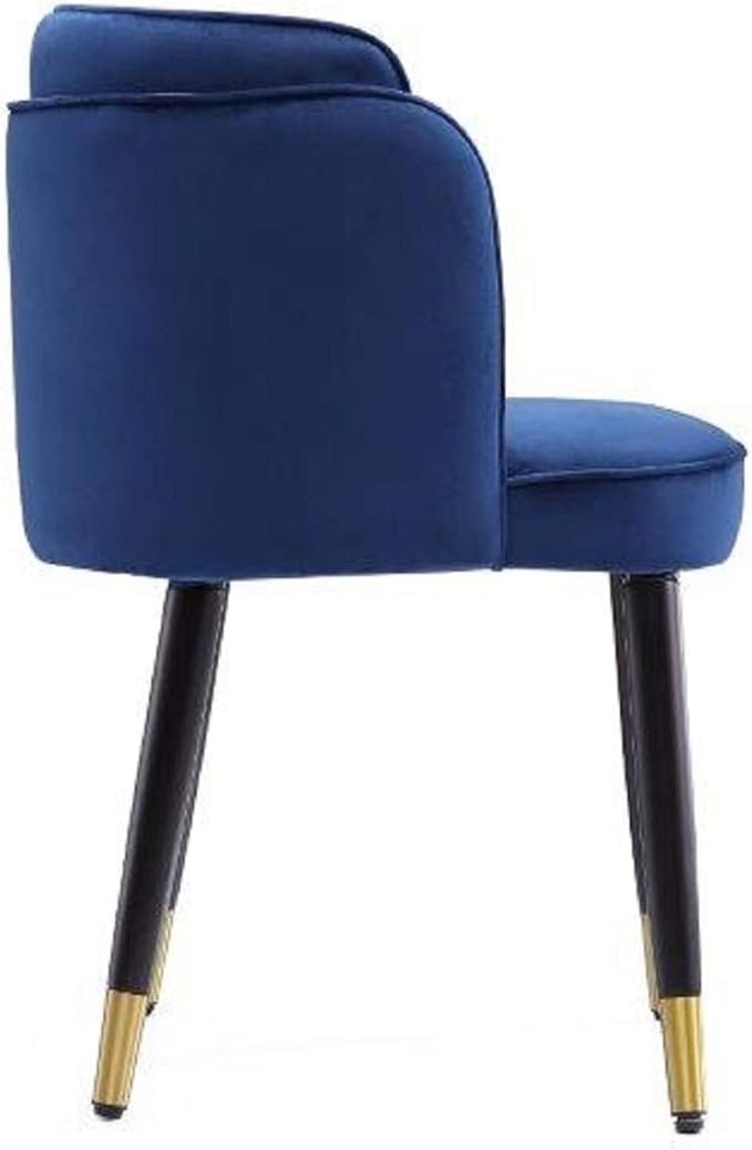 Manhattan Comfort Zephyr Modern Velvet Dining Chair, Solid Wood Frame - Image 6