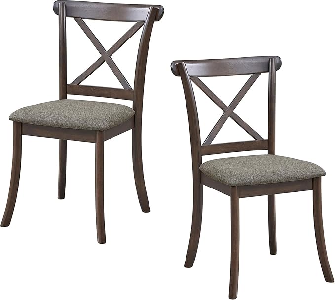 Wooden Dining Chairs Set of 2, Kitchen Chairs Upholstered Dining Chair - Image 6