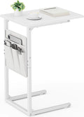 Vagusicc C Shaped End Table, Small Side Table by Vagusicc