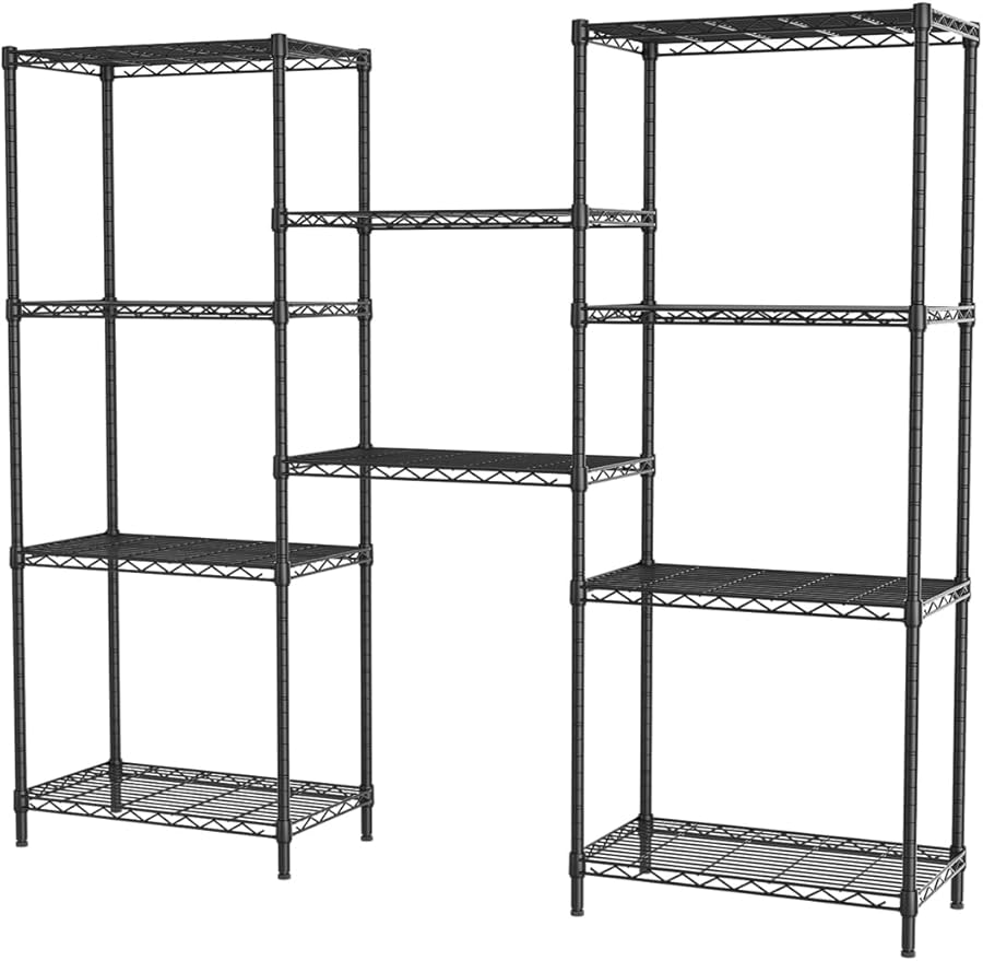 SINGAYE Shelf Wire Shelving Adjustable Storage Shelves Rack Standing Units - Image 9