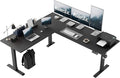 Agilestic 75 Inch L Shaped Standing Desk Adjustable Height, Corner Standing Desk by Agilestic