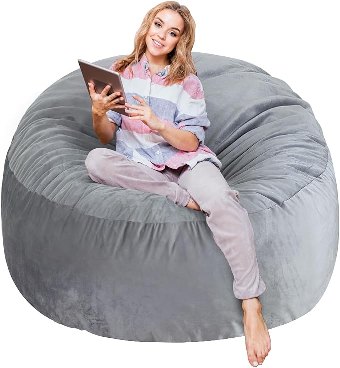 5 Ft Bean Bag Chairs for Adults by SHOUREN