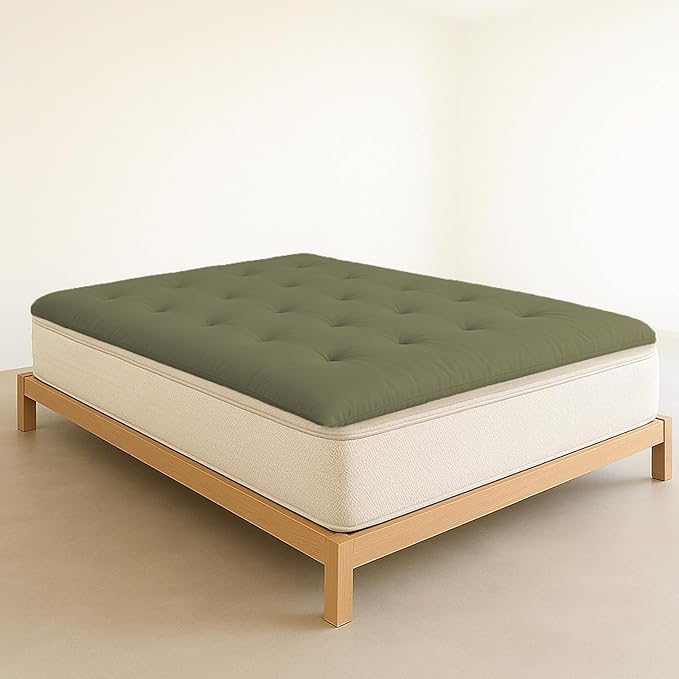 ZonLi Japanese Floor Futon Mattress Queen Size 60"x 80", 100% Cotton 2.5" by Zonli