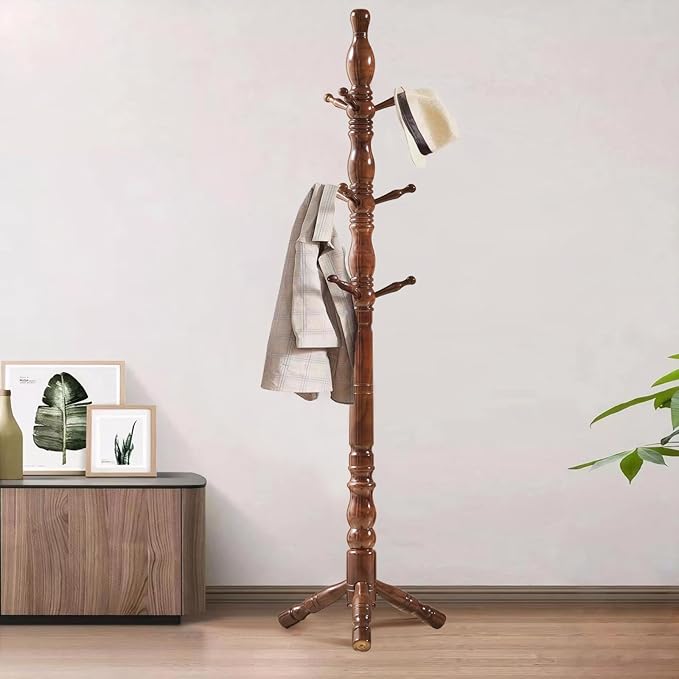 Coat Rack, Natural Wood Coat Racks - Image 8