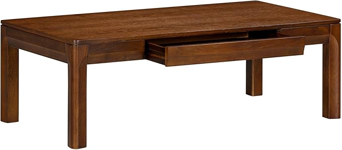 NTC Flow Modern Wooden Rectangle Coffee Table - Image 8