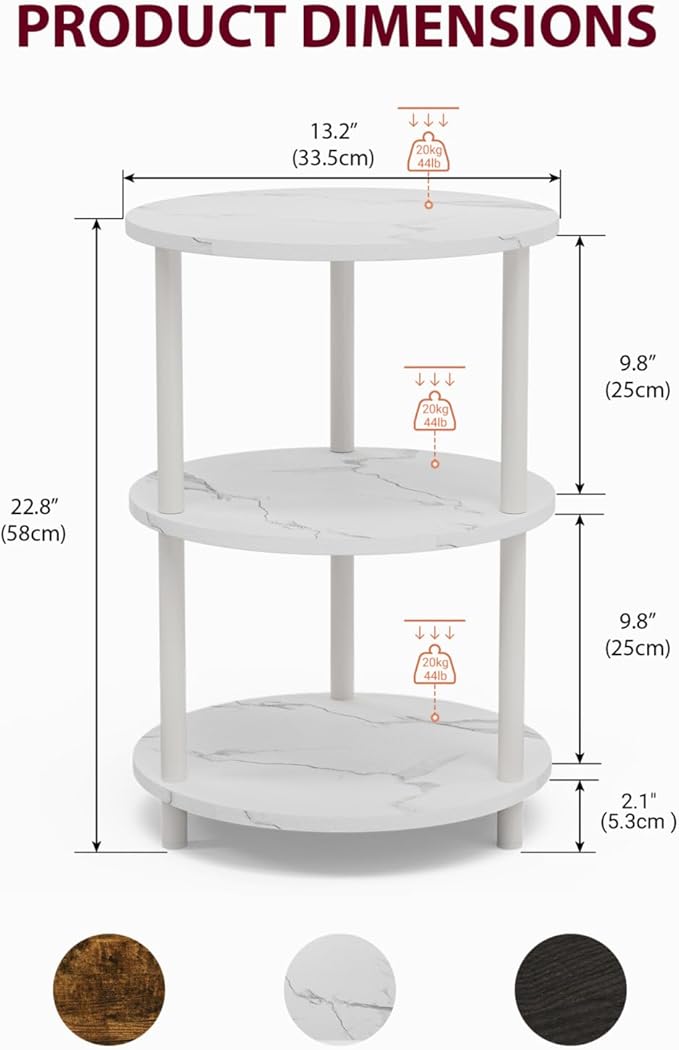 Small Round End Table - Image 3