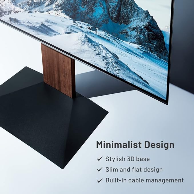 WALL V3 High Type TV Stand w/Multi-Device Holder and Soundbar Shelf L Black Set - Image 9