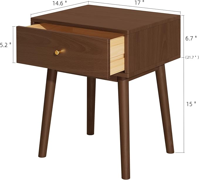 Small Solid Wood end Table - Image 2