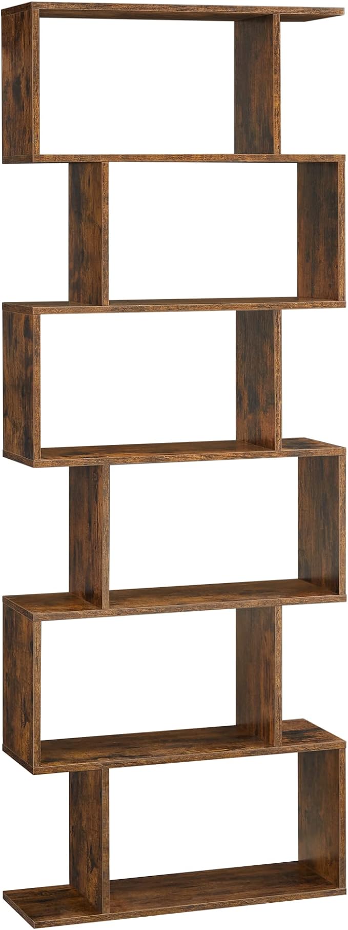 VASAGLE Bookshelf, 6-Tier Bookcase, Tall Display Shelf, Freestanding Storage by VASAGLEbySONGMICSHOME