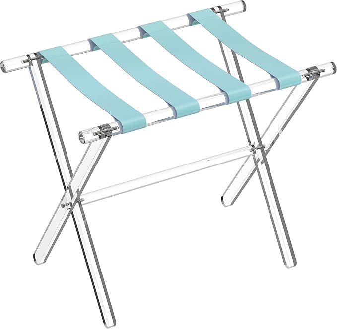 Sumerflos Acrylic Luggage Rack for Guest Room by Sumerflos