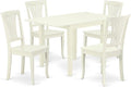 East West Furniture NDAV5-LWH-W 5 Piece Dining Room Table Set Includes a by EastWestFurniture