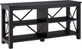 Henn&Hart Rectangular TV Stand for TV's up to 55" in Black, TV Stands for the by HennHart