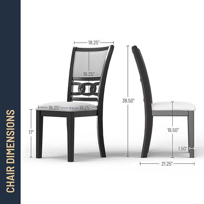 New Classic Furniture Gia 5-Piece Round Dining Set - Image 3