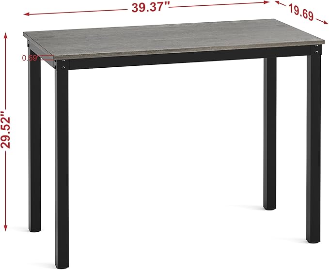 Teraves Computer Desk/Dining Table Office Desk Sturdy Writing Workstation - Image 9