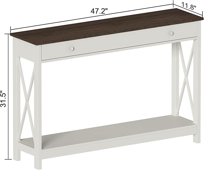 Treocho 47" Farmhouse Console Table - Image 2