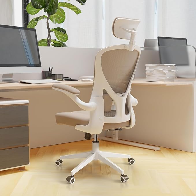 Ergonomic Office Chair with Adjustable Flip-Up Armrests & Lumbar Support by SICHYAGE