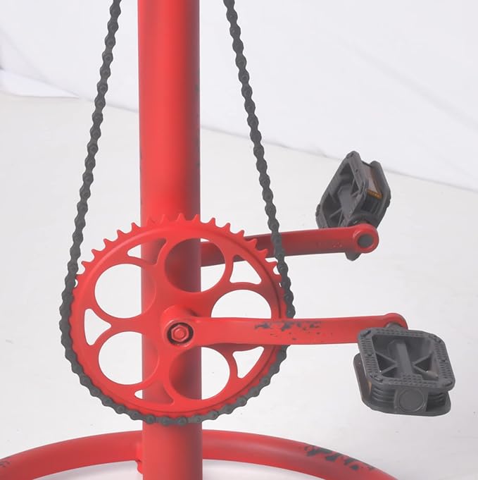 Topower Vintage DIY Bar Stool Bicycle Chain Iron Pedal Retro Industrial Height - Image 7