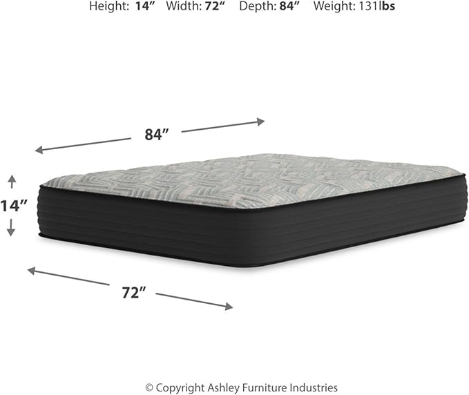 Signature Design by Ashley Full Size Comfort Plus 10 Inch Hybrid Mattress - Image 2