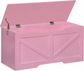 HOOBRO Storage Bench, 39.4" Retro Wooden Storage Chest by HOOBRO