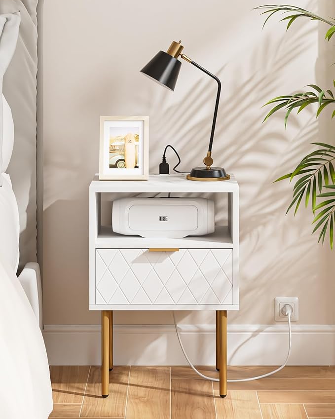 Nightstand, Morden Bedside Table - Image 9