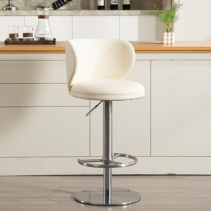 RAINMOOD Bar Stools, Adjustable Swivel Barstools by RAINMOODFURNITURE